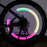 Kerékpár Kerék Gumiabroncs Küllő Szelep Világító​ Szelep LED Lámpa